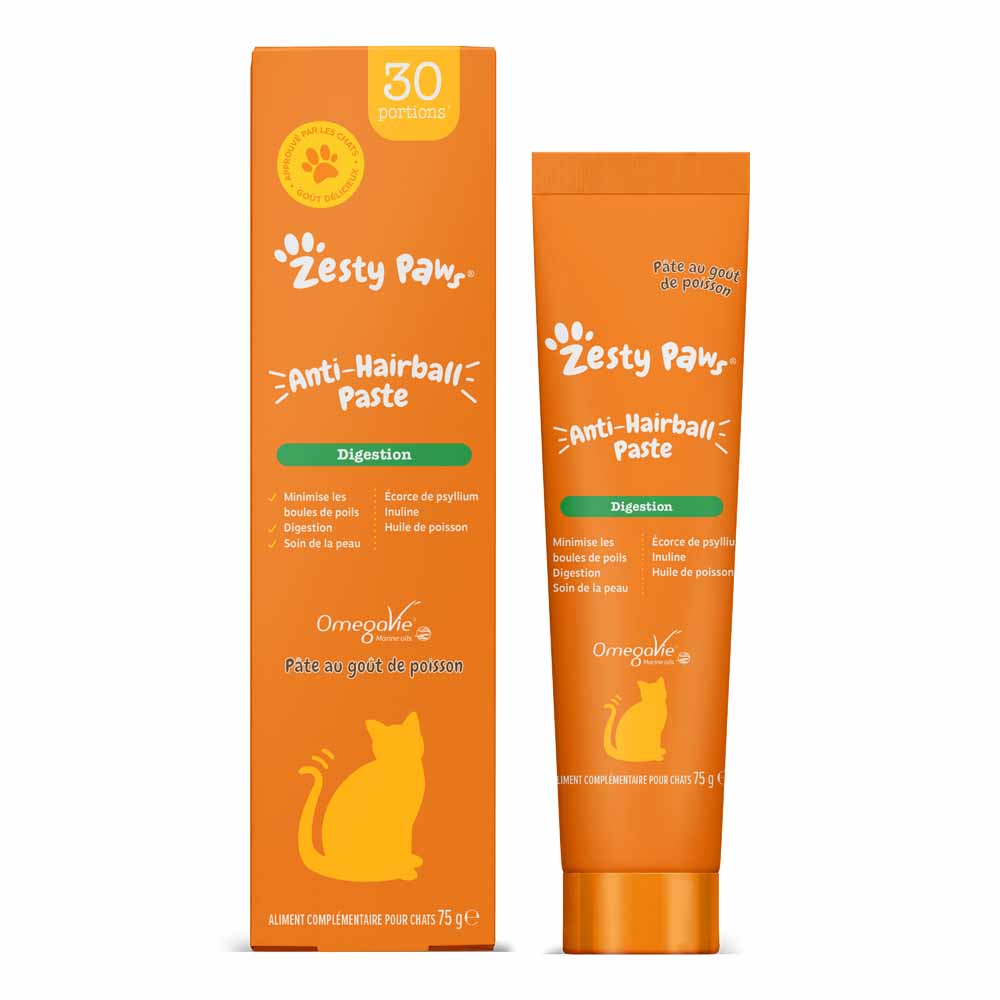 Zesty Paws Digestion Anti-Boule De Poil Chat 75g