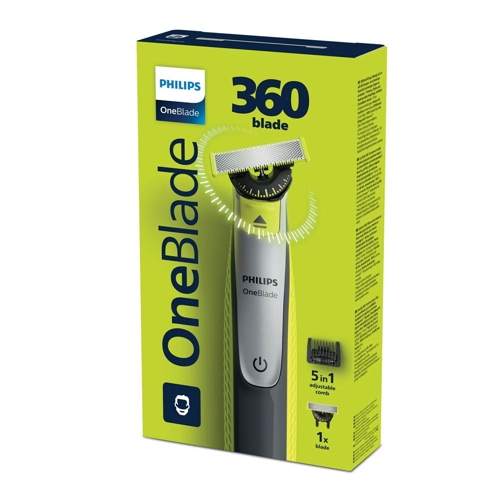 Philips Oneblade Rasoir Electrique 5en1 360 Visage et Corps