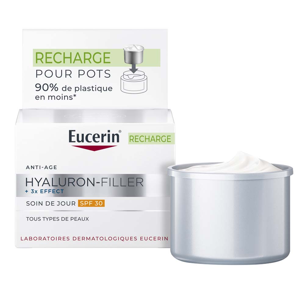 Eucerin Hyaluron-Filler + 3x Effect Recharge Soin de jour SPF30 50ml