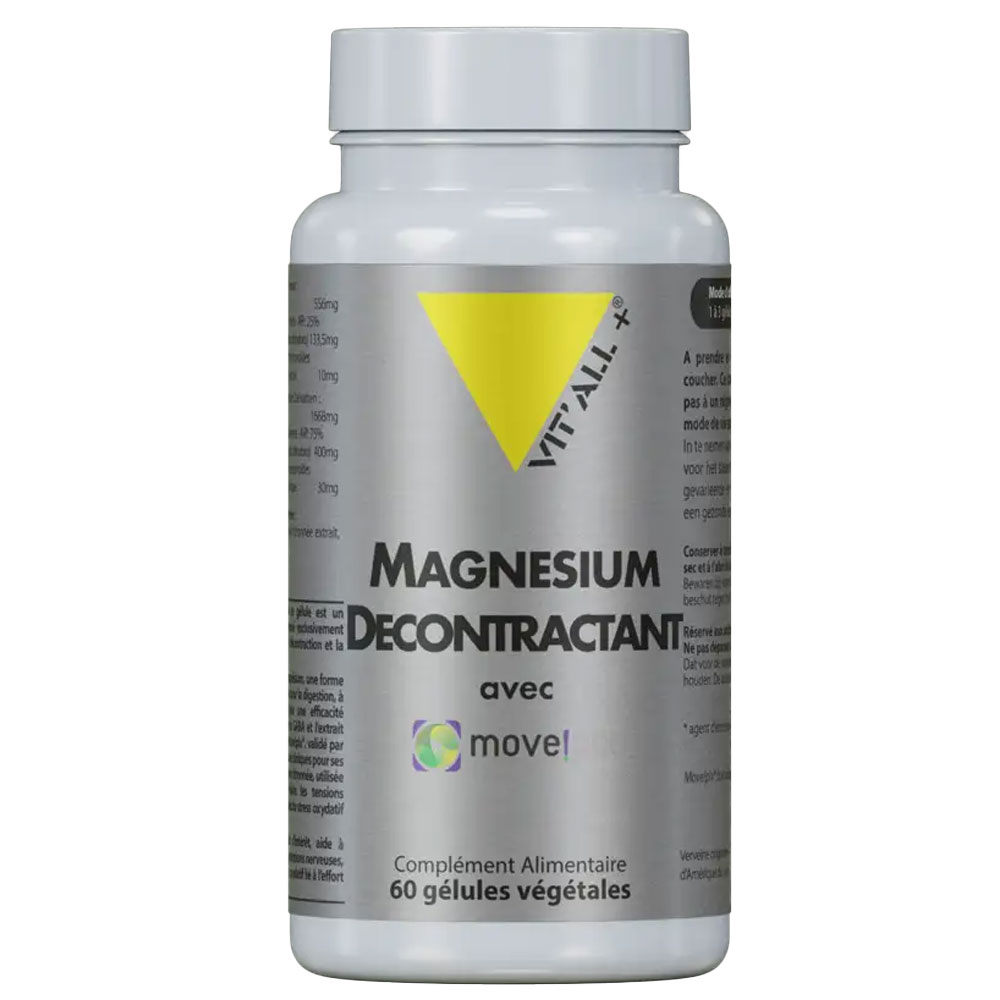 Vit'All+ Magnésium Décontractant 60 Gélules