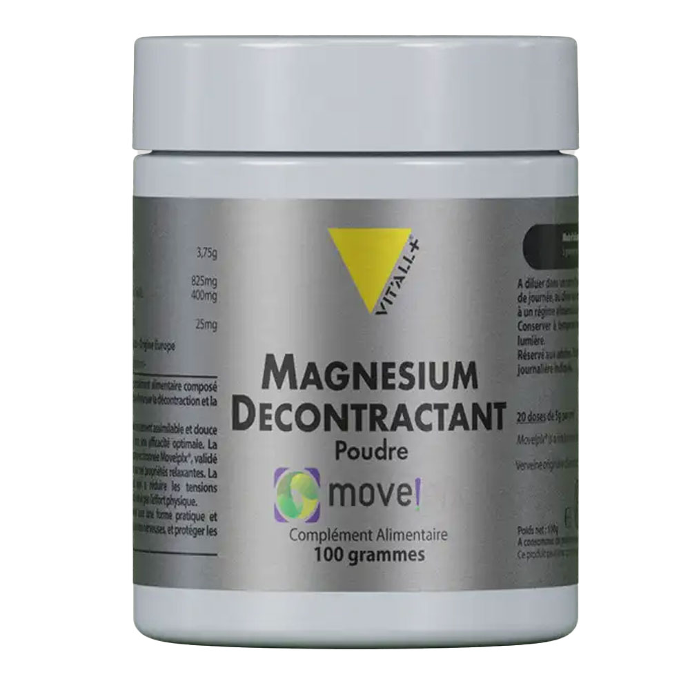Vit'All+ Magnésium Décontractant Poudre 100g