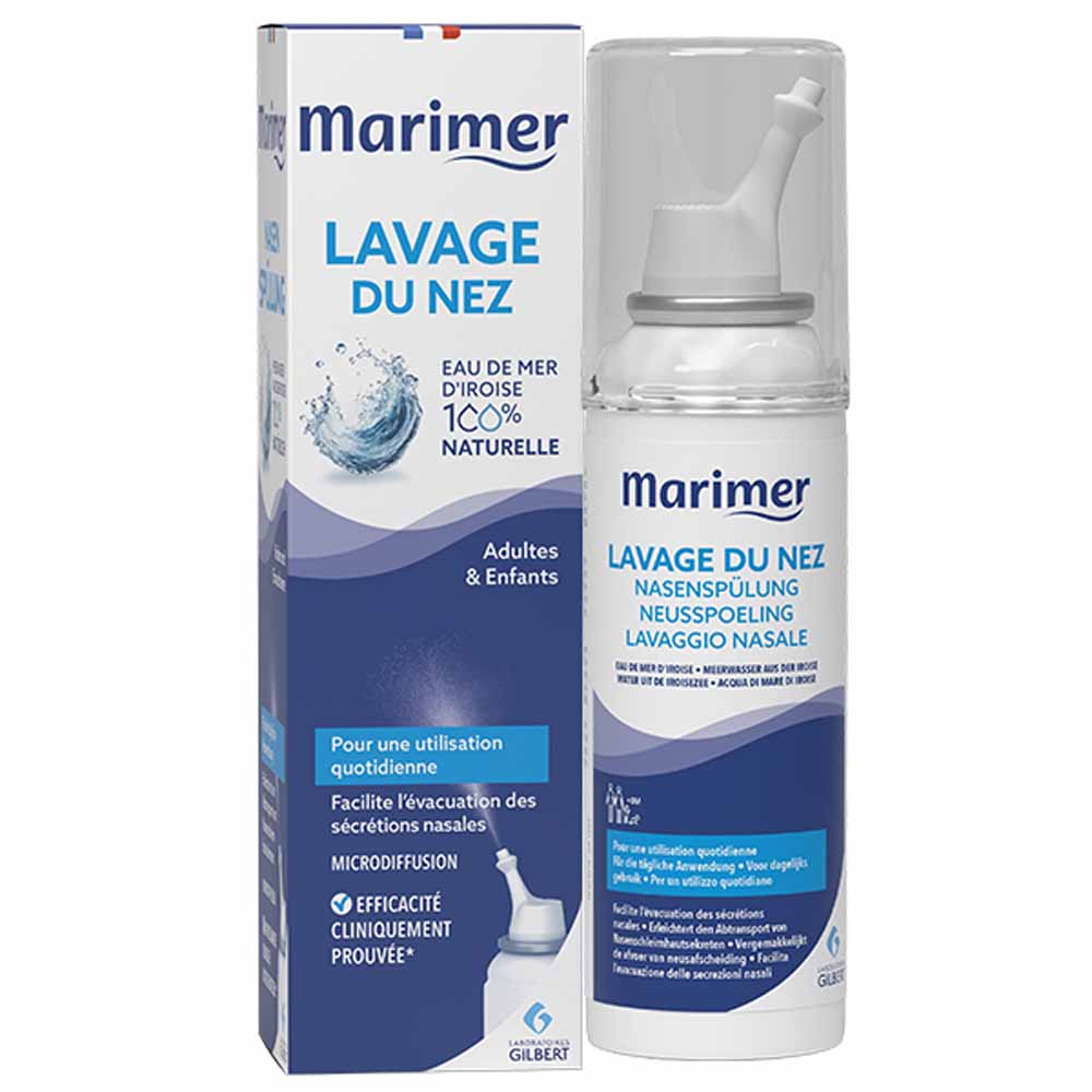 Marimer Spray Lavage du Nez Spray Eau de Mer 100% naturel 100ml