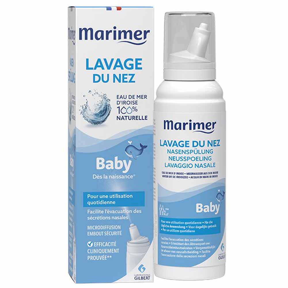 Marimer Baby Lavage du Nez Spray Eau de Mer 100% naturel 100ml