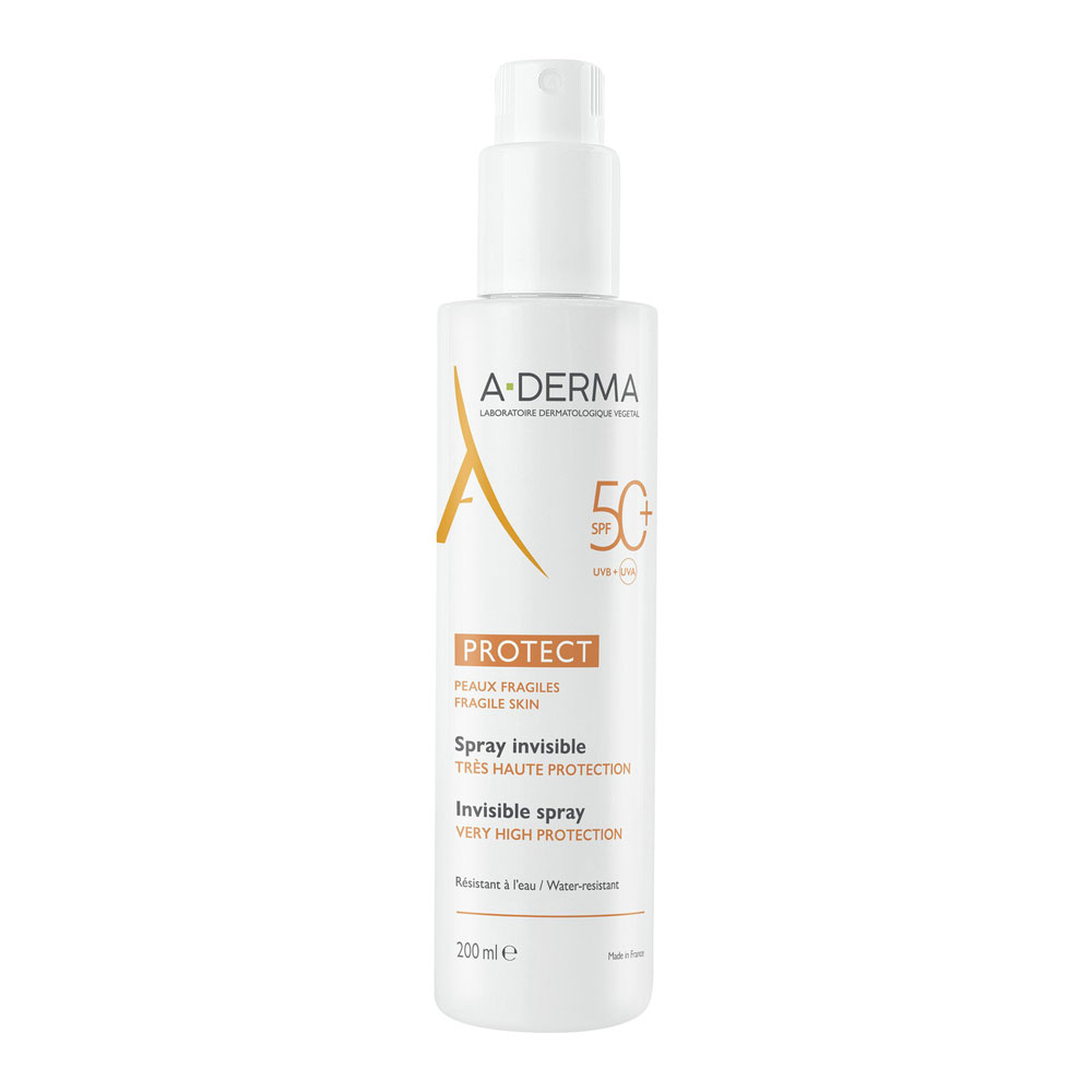 A-Derma Protect Spray Solaire Invisible SPF50+ 200ml