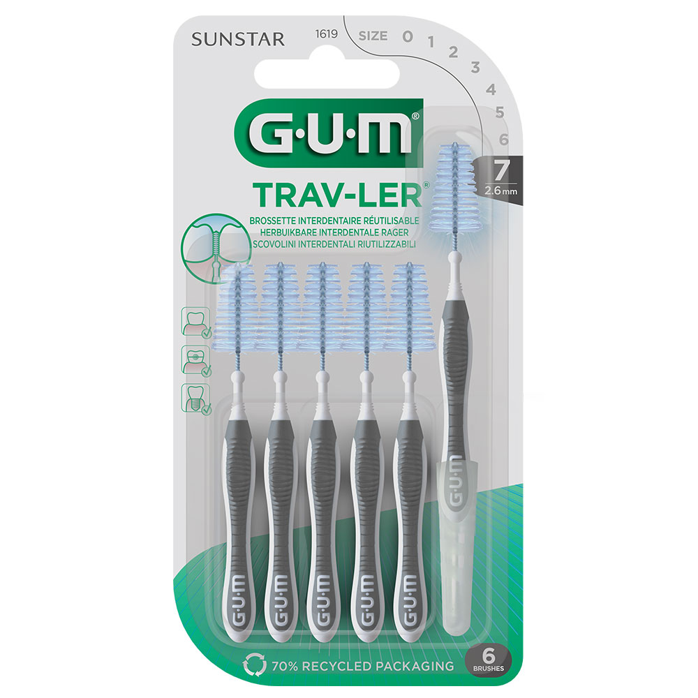 Gum Trav-ler Brossettes Interdentaires 2.6mm x6
