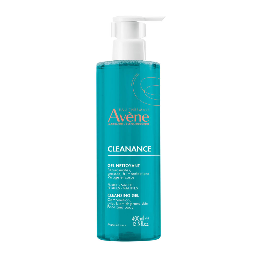 Avène Cleanance Gel Nettoyant Visage Et Corps Peaux Grasses A Imperfections 400ml