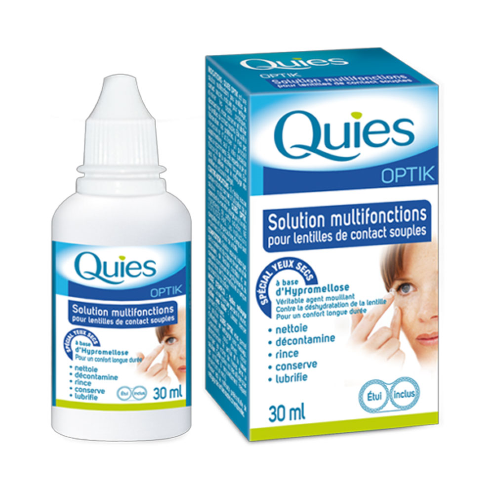 Quies Optik Solution Pour Lentilles De Contact Souples 30ml
