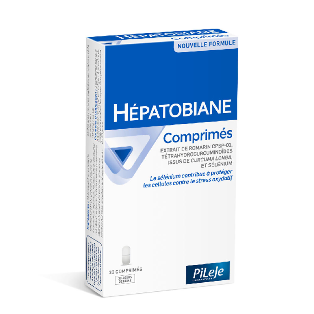 Pileje Hepatobiane Romarin et sélénium 30 comprimés