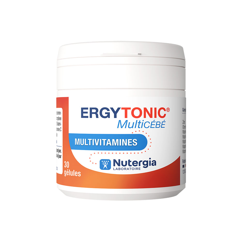 Nutergia Ergytonic Multicébé Multivitamines 30 Gélules