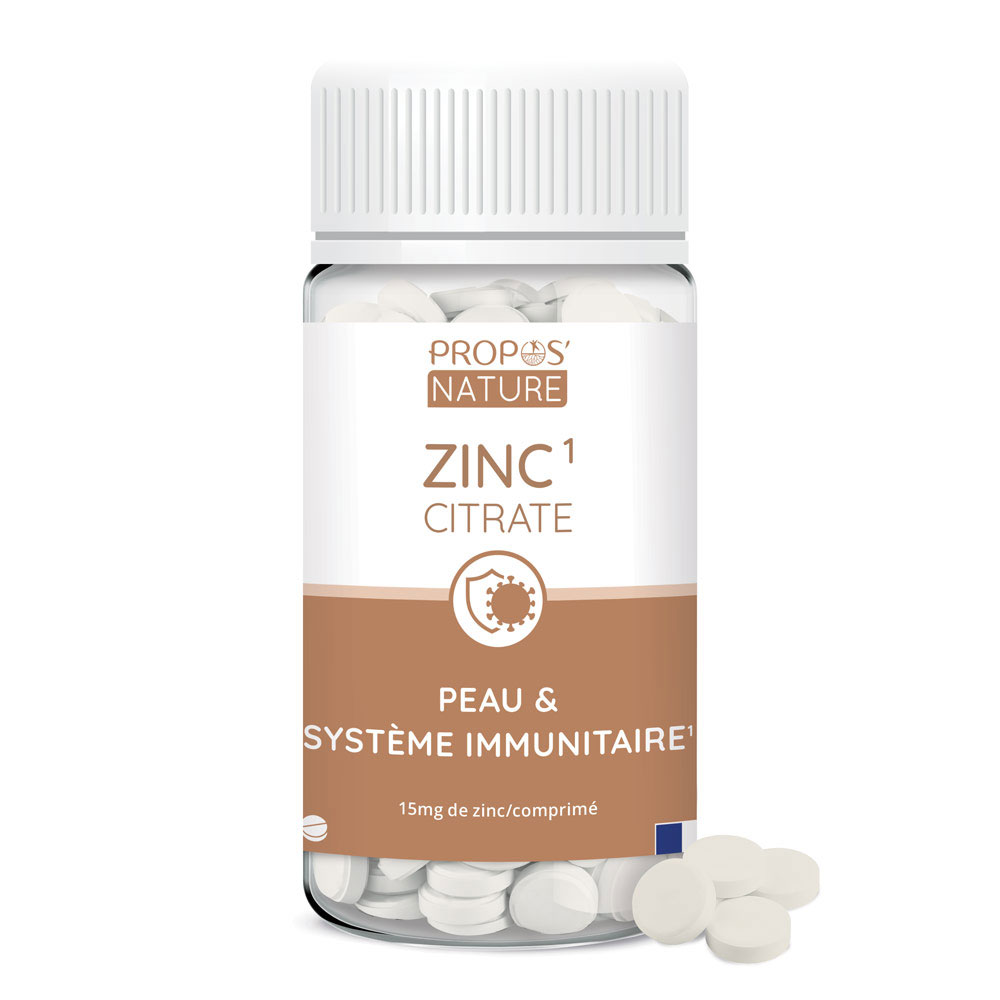 Propos'Nature Citrate de Zinc 90 comprimés