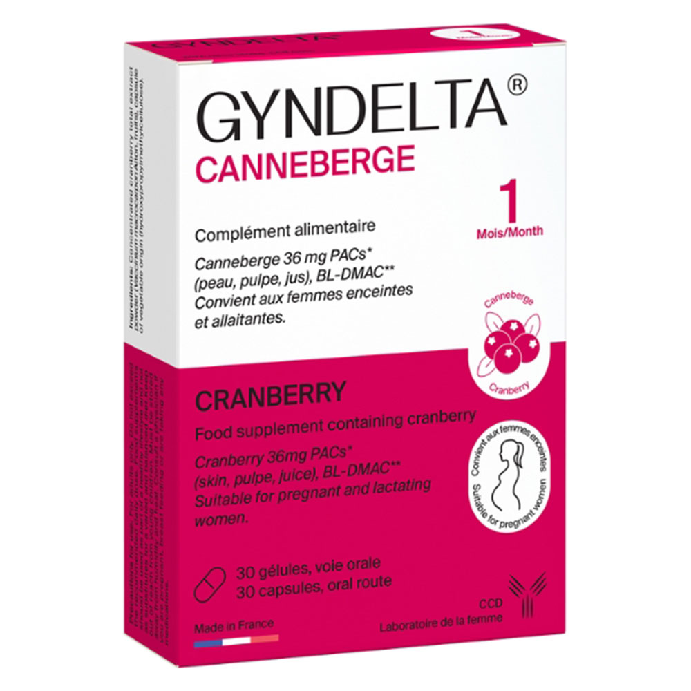 Ccd Gyndelta Canneberge 30 Gelules