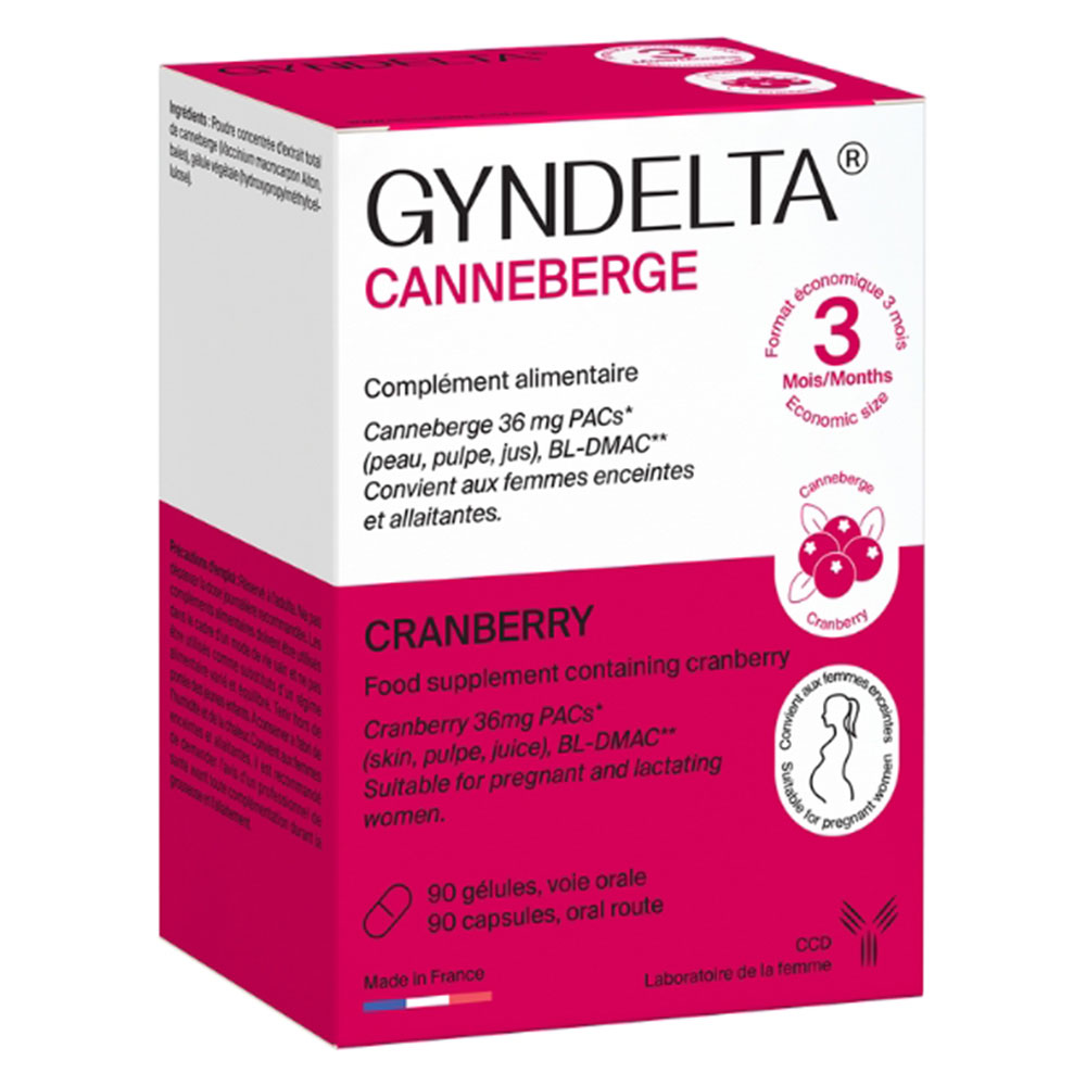 Ccd Gyndelta Canneberge 90 gélules