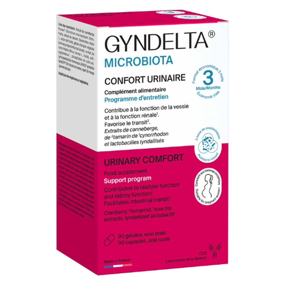 Ccd Gyndelta Microbiota Confort Urinaire 90 gélules