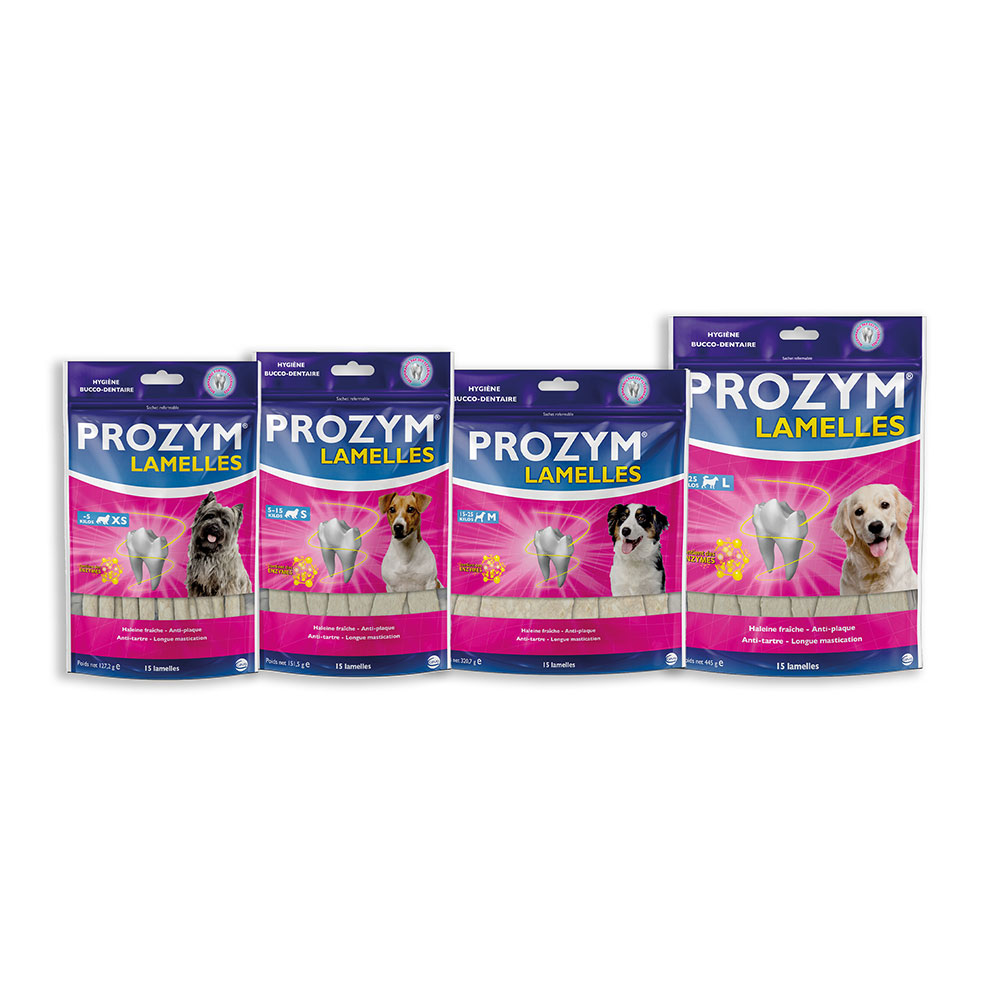 Prozym Lamelles À Mâcher Hygiène Buccco-Dentaire Chiens x15