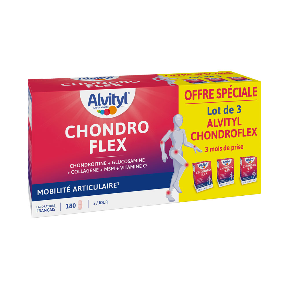 Alvityl Chondroflex 3 mois 180 comprimés