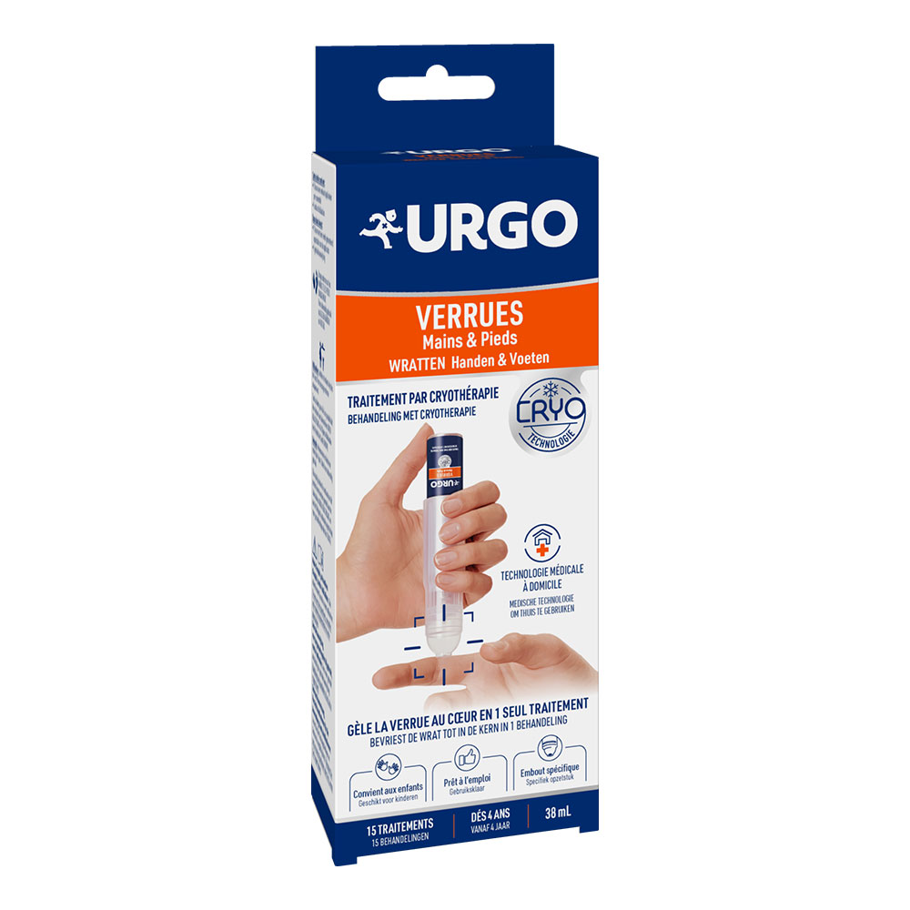 Urgo Verrues Mains Et Pieds Traitement par Cryotherapie 38ml