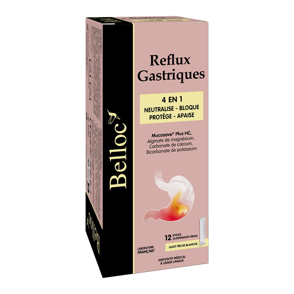 Belloc Reflux Gastriques 12 Sticks x15ml