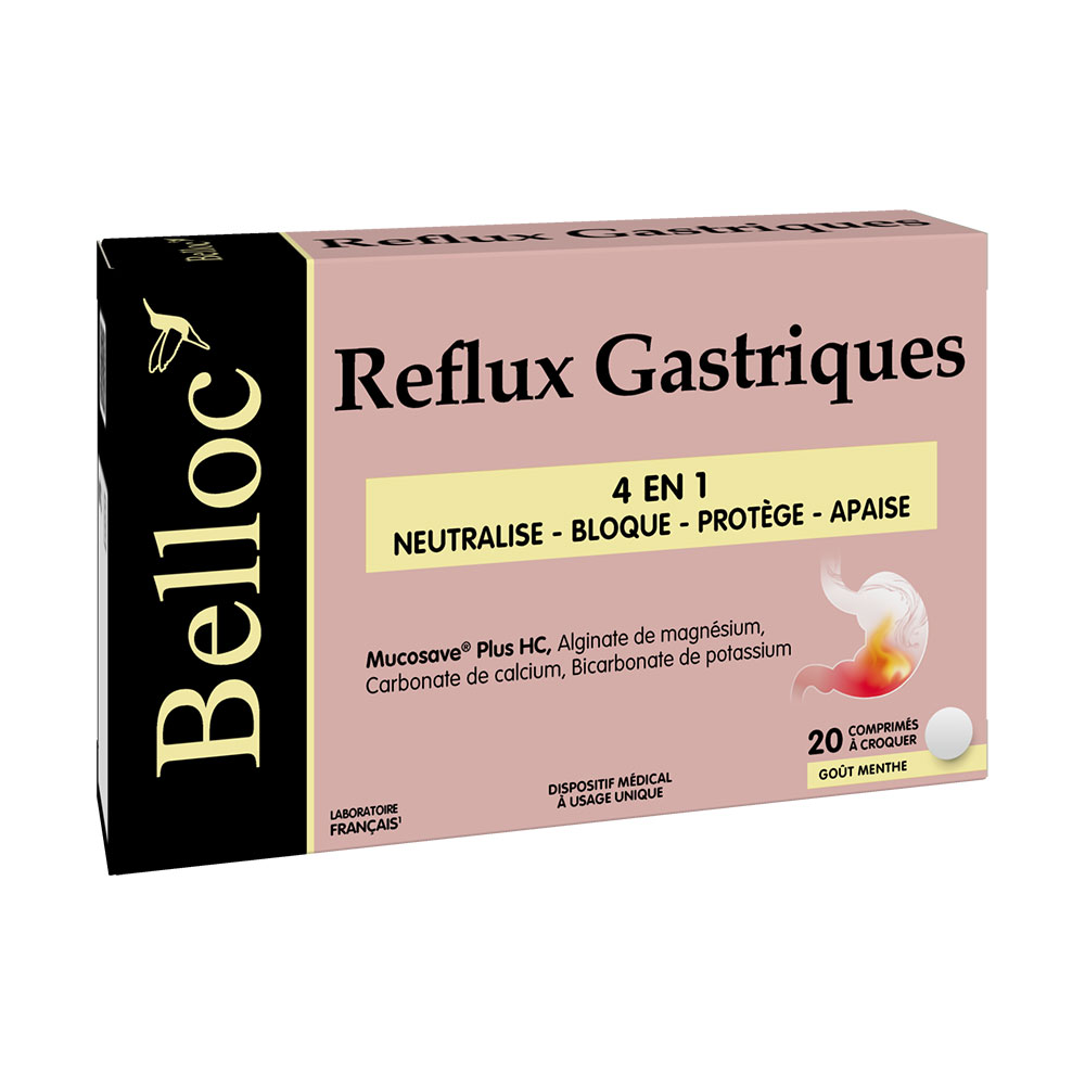 Belloc Reflux Gastriques 20 comprimés à croquer