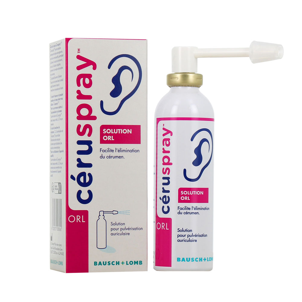 Bausch&Lomb Ceruspray Solution Pour Pulvérisation Auriculaire 50ml