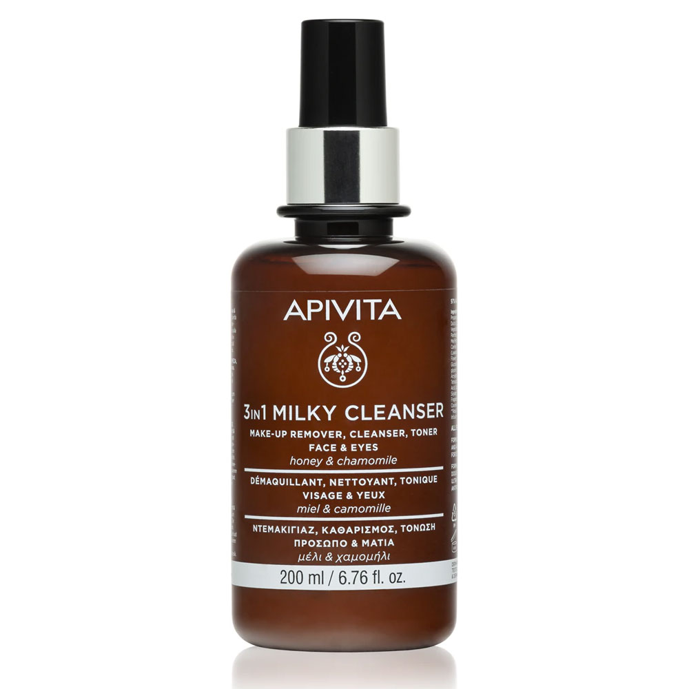 Apivita Démaquillant Nettoyant et Tonique Visage & Yeux 200ml
