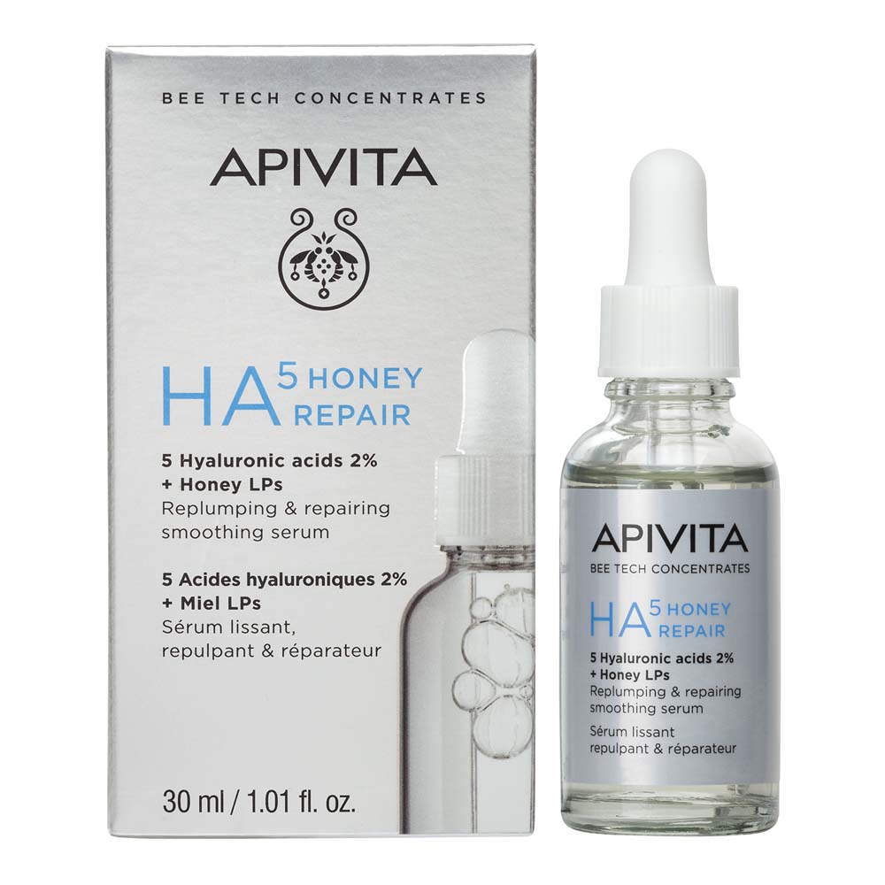 Apivita Bee Tech Concentrates Sérum H5 Honey Repair Lissant Repulpant et Réparateur 30ml