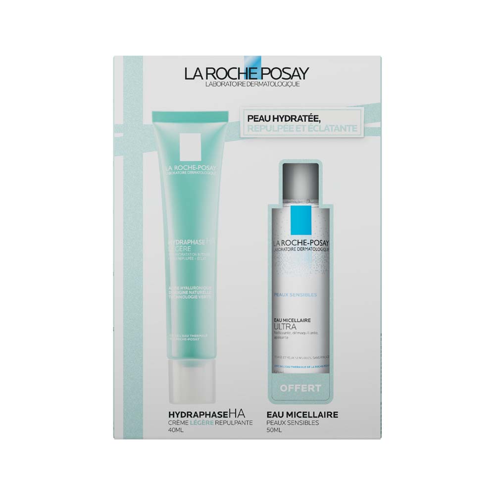 La Roche-Posay Hydraphase Coffret Hydraphase HA Légère + Eau Micellaire Peaux Sensibles