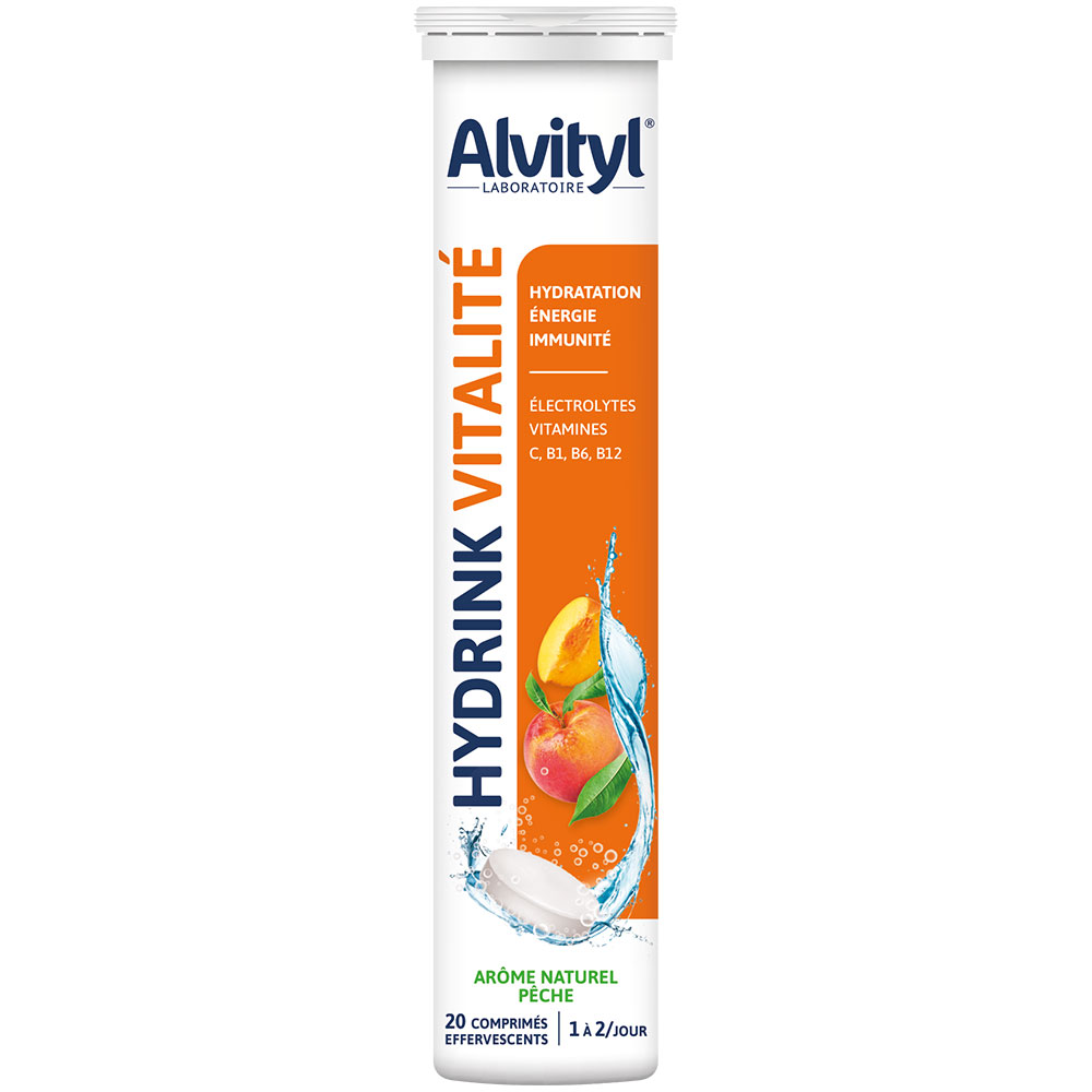 Alvityl Hydrink Vitalité 20 Comprimés Effervescents