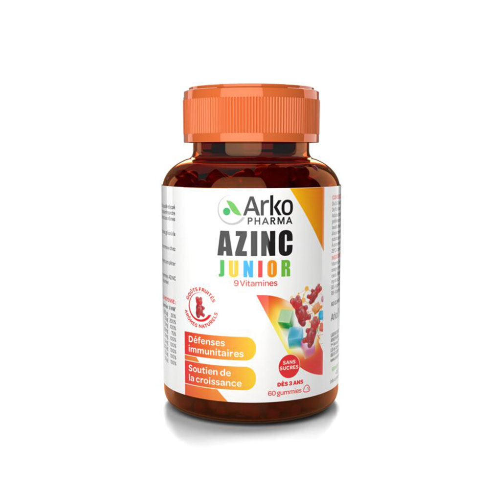 Arkopharma Azinc Junior 9 vitamines 60 gommes