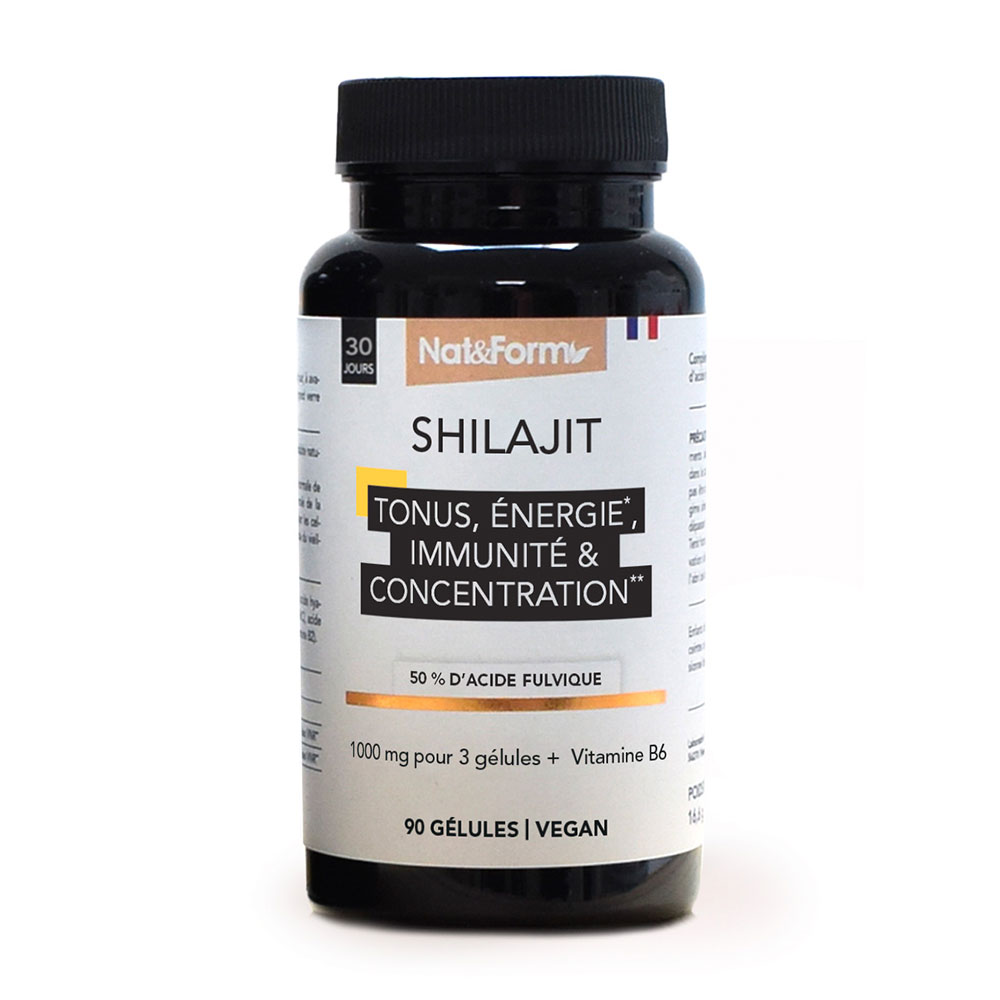 Nat&Form Nutraceutiques Premium Shilajit 90 gélules