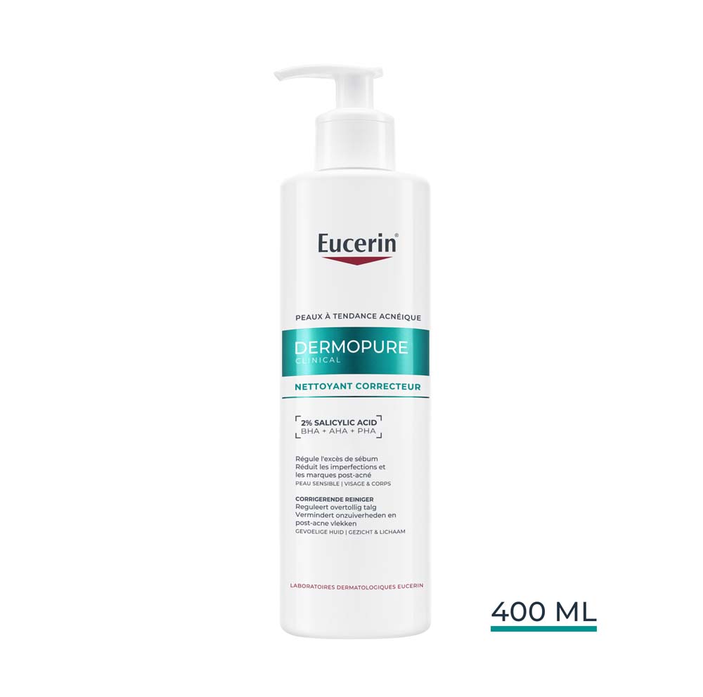 Eucerin Dermopure Clinical Nettoyant Correcteur Imperfections Visage & Corps 400ml