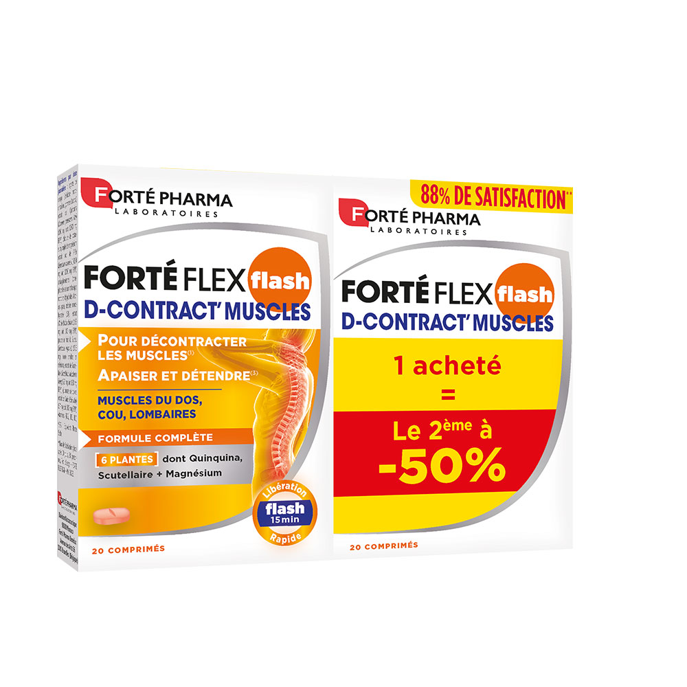 Forté Pharma Forté Flex Flash D-contract' Muscles 40 comprimés