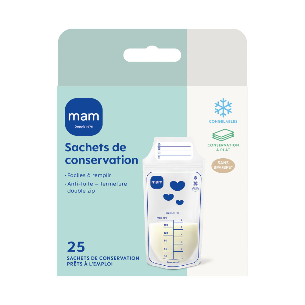 Mam Sachets de conservation 180ml x25