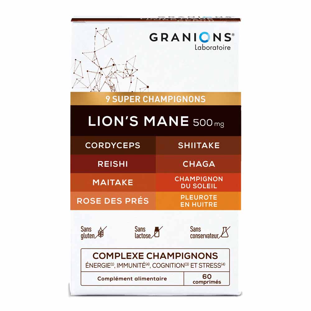 Granions Complexe Super Champignons 60 comprimés