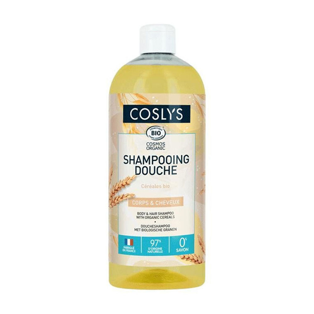Coslys Shampooing douche bio Corps et cheveux 1L