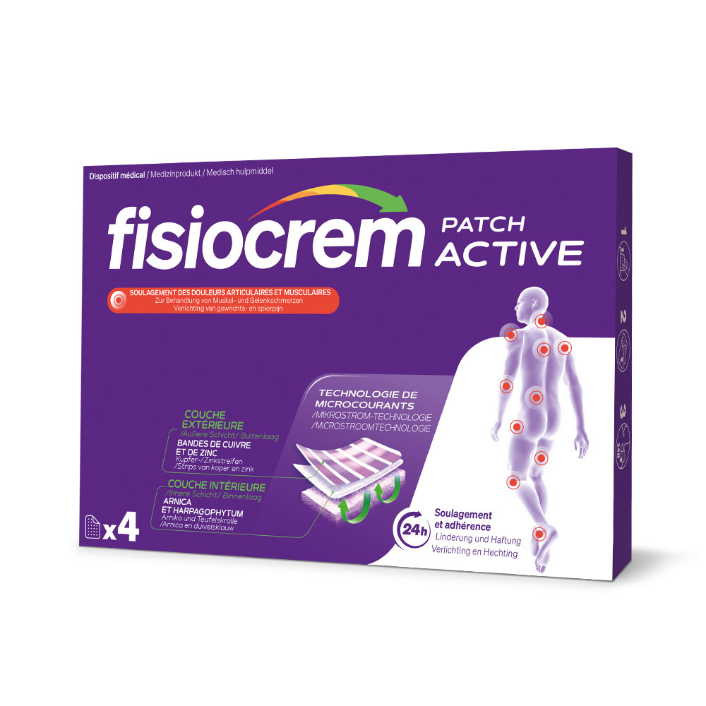Fisiocrem Patchs Active x4