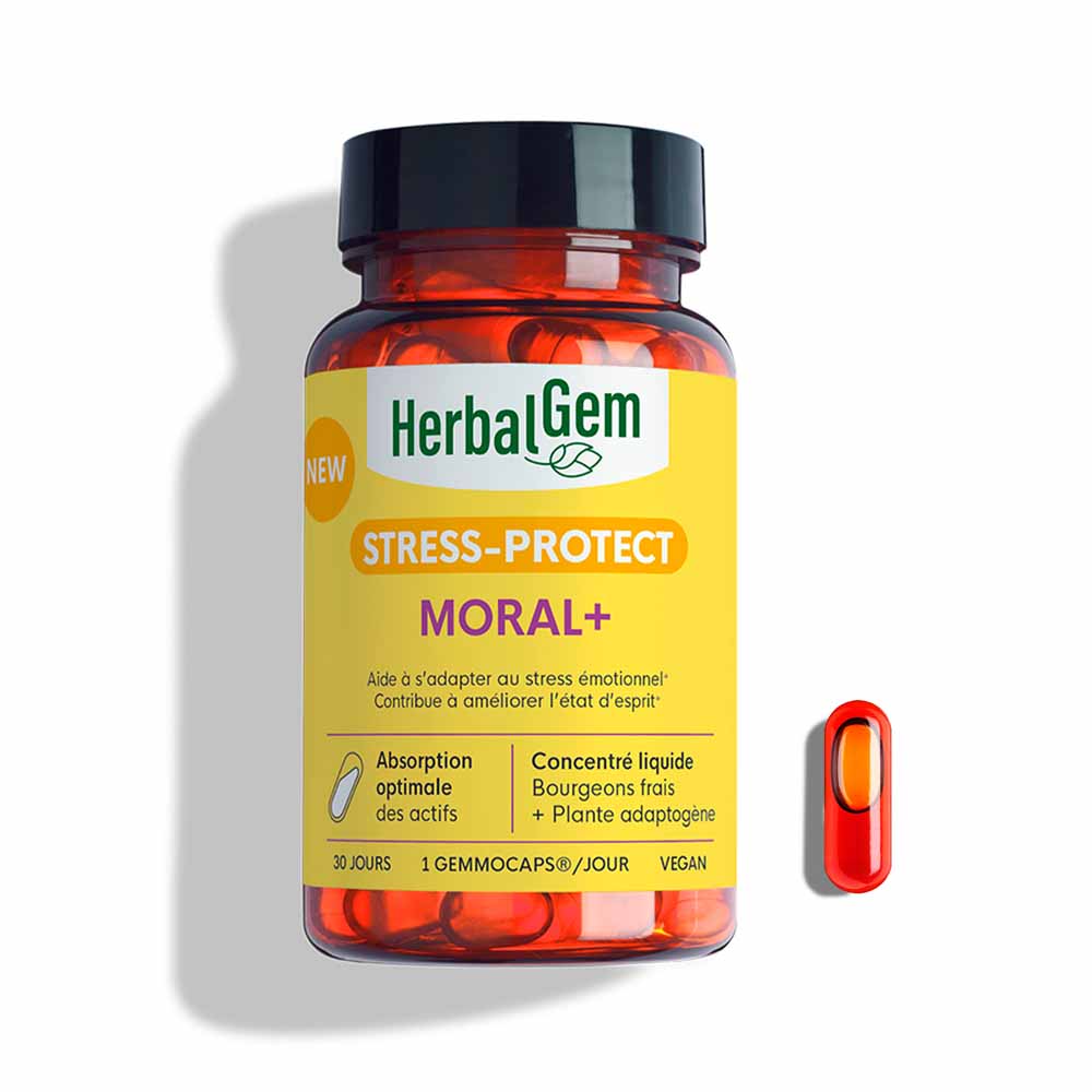 Herbalgem Gemmocaps Stress-Protect Moral+ Stress émotionnel 30 capsules