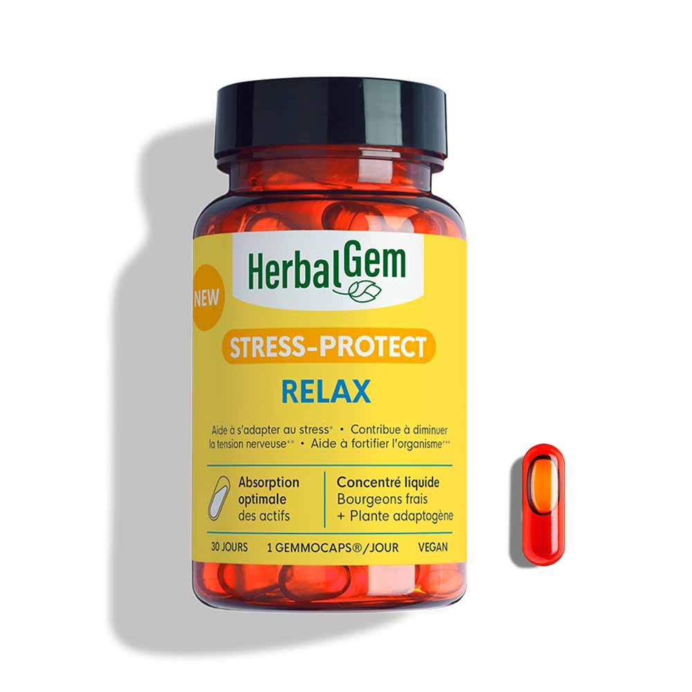 Herbalgem Gemmocaps Stress-Protect Relax Tension nerveuse 30 capsules