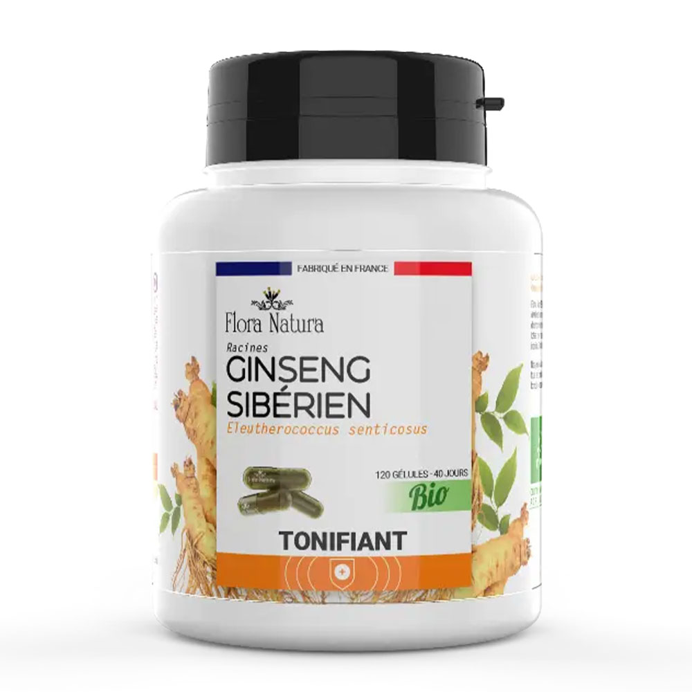 Flora Natura Ginseng Sibérien Tonus 120 gélules