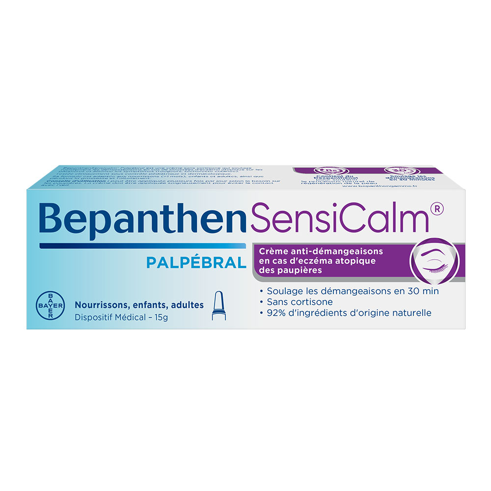 Bepanthen Sensicalm Palpebral eczéma atopique des paupières 15g