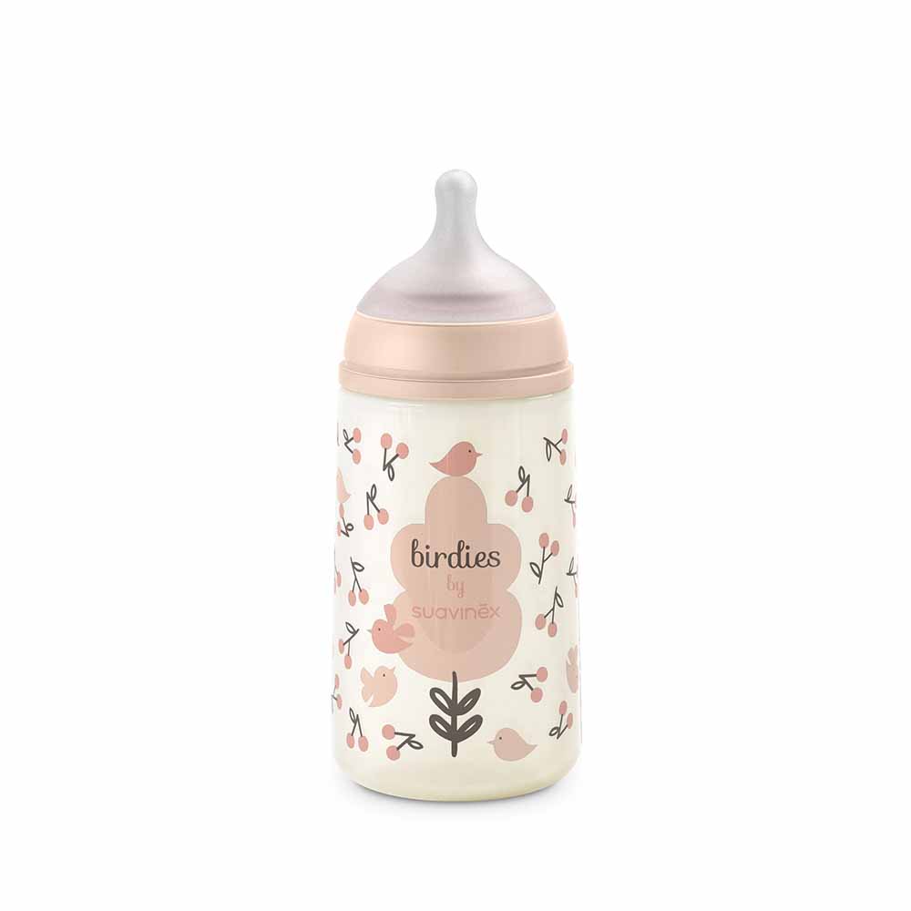 Suavinex SxPro Biberon Tétine Symétrique Débit Moyen 3 Mois et Plus 270ml