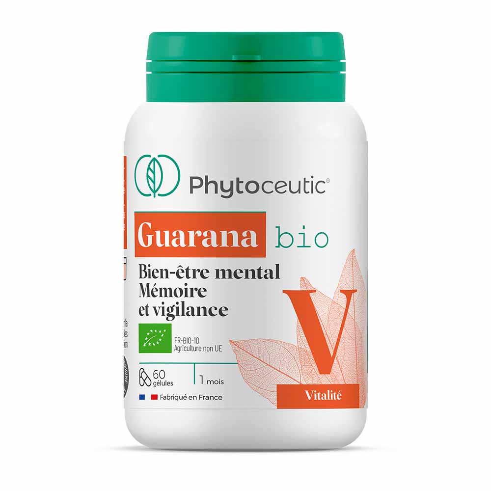 Phytoceutic Les Monos Vitalité Guarana Bio 60 gélules