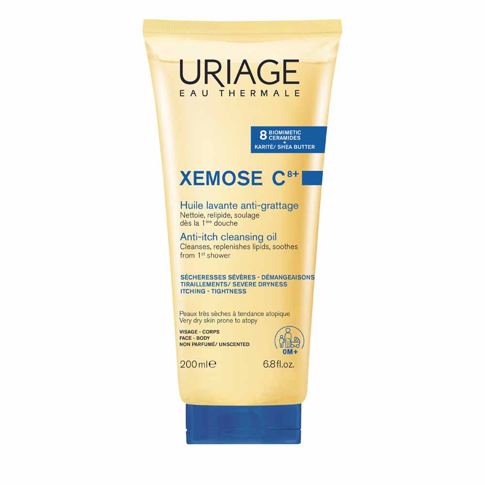 Uriage Xémose C8+ Huile Lavante Anti-Grattage Peaux Tres Seches A Tendance Atopique 200ml