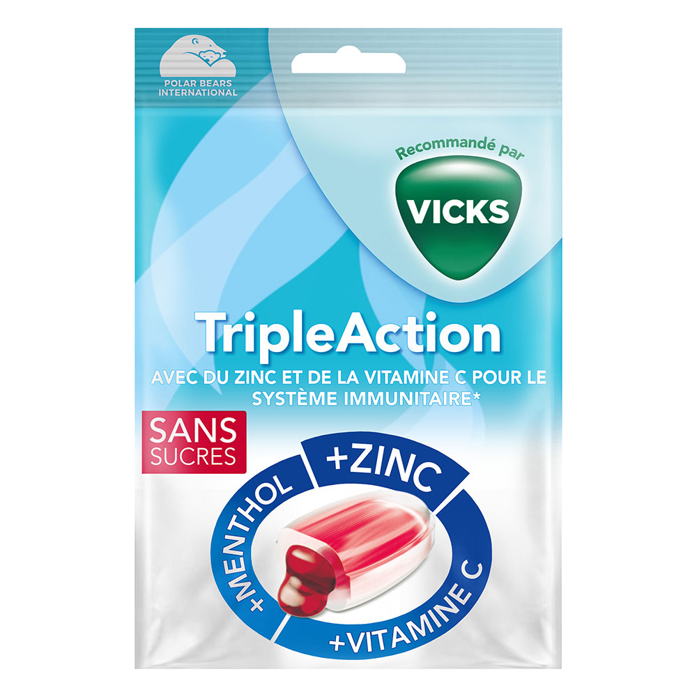 Vicks Bonbons Triple Action x17