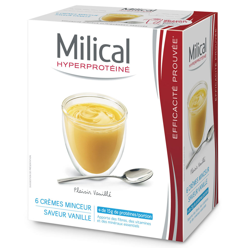 Milical Hyperproteine Cremes Minceur X6 Sachets