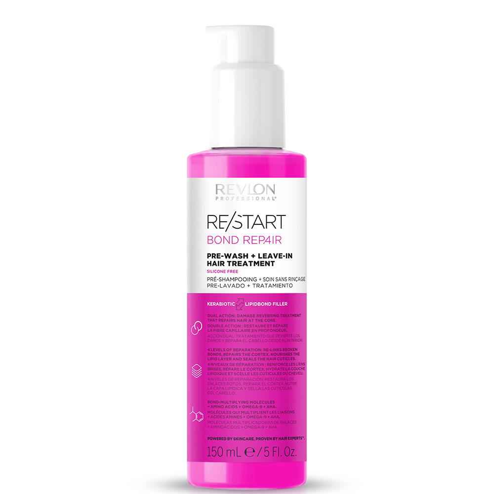 Revlon Professional Restart Bond Repair 2-en-1 Pré-Shampoing & Soin Sans Rinçage 150ml