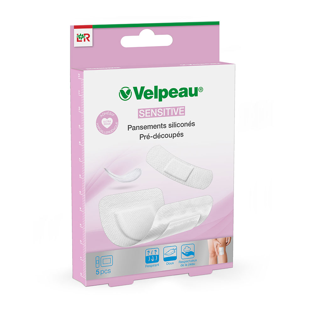 Lohmann Rauscher Velpeau Sensitive Pansements siliconés x5