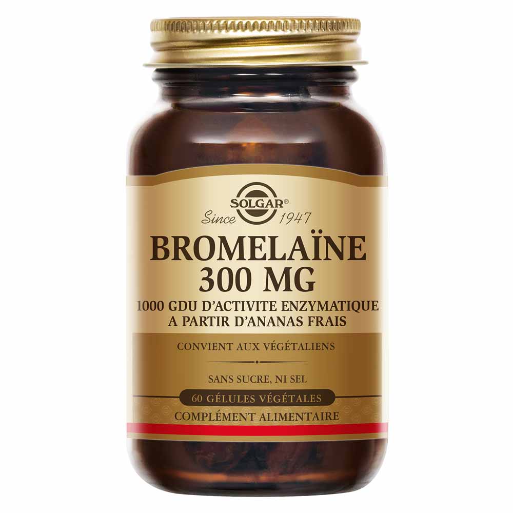 Solgar Bromelaïne Digestion Système digestif 60 gélules végétales