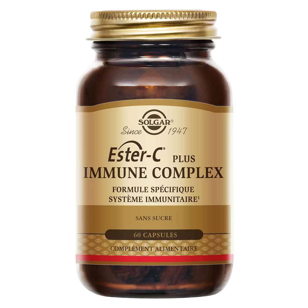 Solgar Ester C® Plus Immune Complex Défenses Immunitaires 60 capsules
