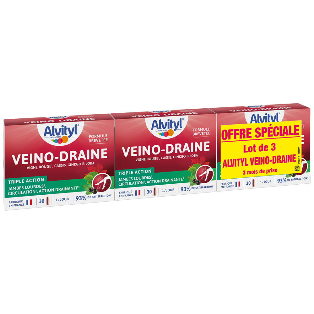 Alvityl Veino-Draine 3x30 gélules