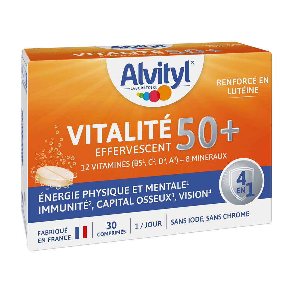 Alvityl Vitalité 50+ 30 comprimés effervescents
